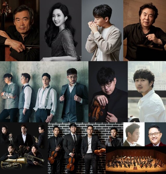 ▲ '제6회 마포 M 클래식 축제' 주요 출연진.ⓒ마포문화재단