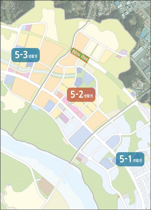 ▲ 세종시 5-2생활권 도시농업공원 위치도.ⓒ행복청
