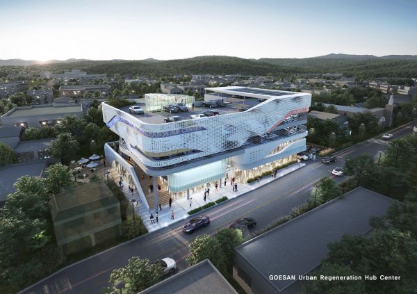 ▲ ‘괴산 도시재생 허브센터’ 조감도.ⓒ괴산군