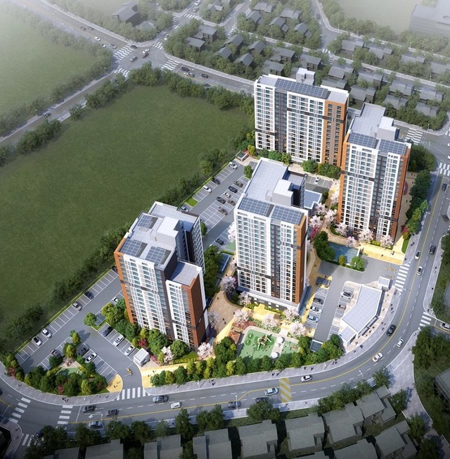 ▲ 천안 부성지구 행복주택 조감도.ⓒ천안시