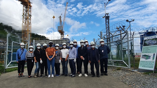 ▲ 월성원자력본부는 월성원자력본부 맥스터 추가건설 시민참관단 2기 2회차 현장시찰을 시행했다.ⓒ월성본부
