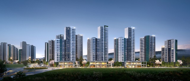 ▲ '파주 푸르지오 세레누스' 투시도.ⓒ대우건설