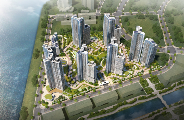 ▲ 송도자이 더 스타 조감도. ⓒ GS건설