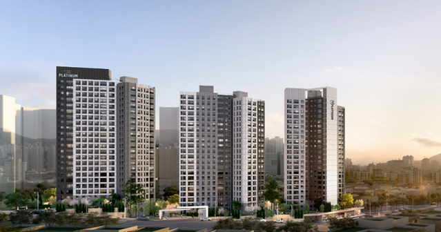 ▲ 온천제2공영아파트 가로주택정비사업 투시도. ⓒ 쌍용건설