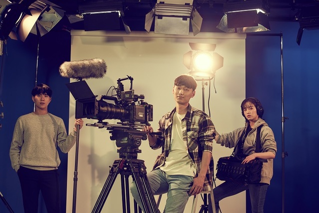 ▲ 한국영상대학교 학생들이 실습 수업에 참여하고 있다.ⓒ한국영상대