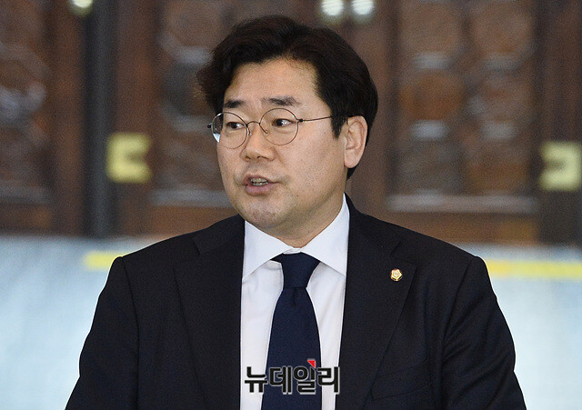 ▲ 이재명 캠프의 수석대변인인 박찬대 더불어민주당 의원. ⓒ뉴데일리