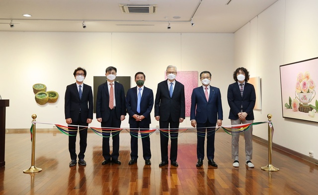 ▲ 계명대가 ‘희망과울림’을 주제로 교수 초대전을 열고 10월 7일 개막식을 가졌다.ⓒ계명대