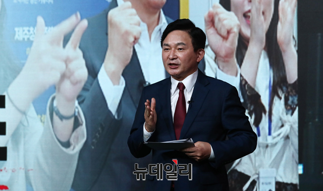 ▲ 원희룡 국민의힘 대선 예비후보.ⓒ이종현 기자(사진=공동취재단)