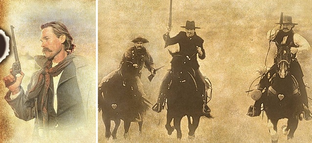 ▲ 실존 인물인 연방 보안관 와이어트 어프가 '툼스톤'에 정착한 이후의 삶을 각색한 영화 '툼스톤'. ⓒ툼스톤(Tombstone, 1993) 포스터(네이버 영화)