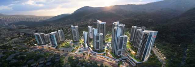 ▲ 서울 노원구 상계1 재정비 촉진구역 주택재개발사업 조감도ⓒHDC현산