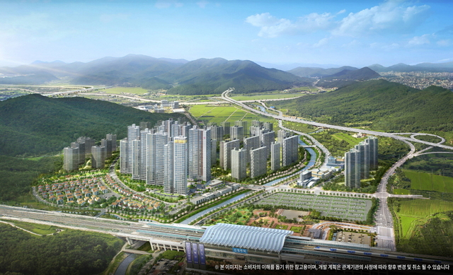 ▲ ‘신경주 더 퍼스트 데시앙’조감도.ⓒ태영건설