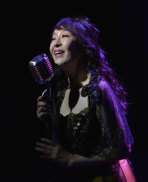 ▲ 윤석화 아카이브 I '자화상' 공연 장면.ⓒ극단/소극장산울림