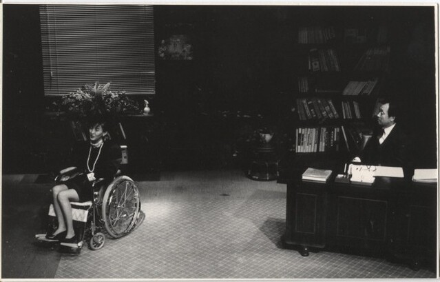 ▲ 1988년 '하나를 위한 이중주' 공연 모습.ⓒ극단/소극장산울림