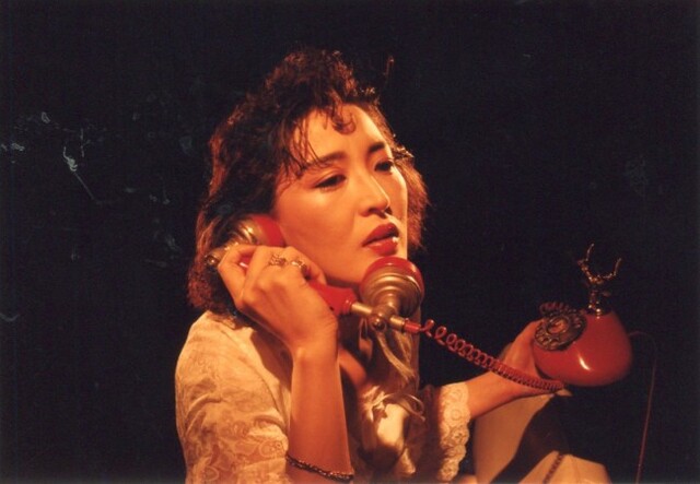 ▲ 1989년 '목소리' 공연 모습.ⓒ극단/소극장산울림