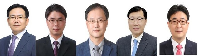 ▲ 사진 좌측부터 장신기 대변인, 김정주 기획재정담당관, 박병환 감사담당관, 김길용 부동산납세과장, 최종환 국세청 조사1과장 ⓒ뉴데일리 DB