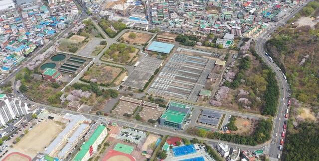 ▲ 대구 신청사 예정지인 달서구 옛 두류정수장.ⓒ대구시