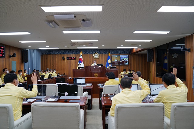▲ 울진군의회는 제252회 임시회를 폐회했다.ⓒ울진군의회