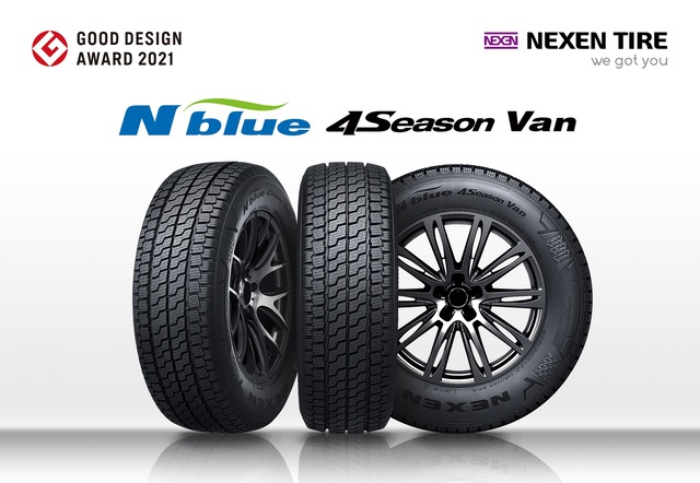 ▲ 넥센타이어의 '엔블루 포시즌 밴'이 일본 굿 디자인 어워드를 수상했다. ⓒ넥센타이어
