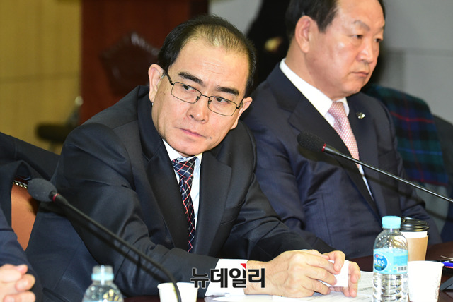 ▲ 태영호 국민의힘 의원. 태 의원은 문재인 정부를 향해 