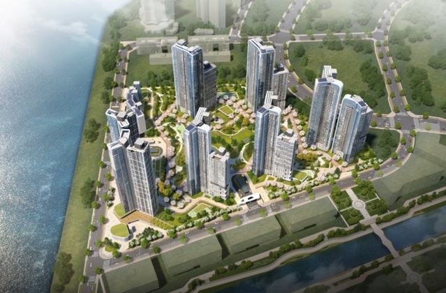 ▲ ‘송도자이 더 스타' 조감도 ⓒGS건설