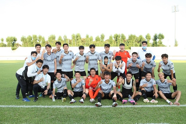 ▲ 충남 천안시축구단.ⓒ천안시