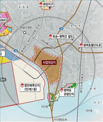 ▲ 현덕지구 구역도. ⓒ경기도