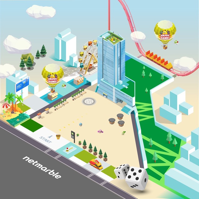 ▲ 넷마블 메타버스 채용 박람회 ⓒ넷마블