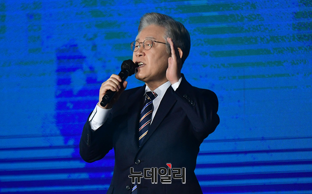 ▲ 이재명 더불어민주당 대통령 후보. ⓒ이종현 기자