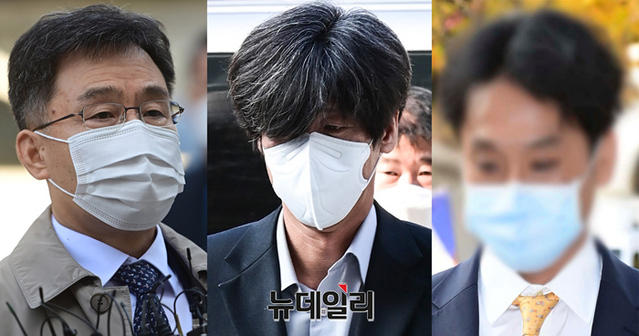 ▲ 왼쪽부터 김만배 화천대유 대주주, 남욱 변호사, 정민용 변호사. ⓒ강민석 기자