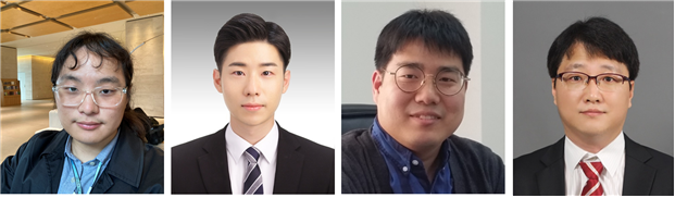 ▲ (왼쪽부터) 실리코팜(주) 김태형 대표, 지상호 대표, DGIST 뇌･인지과학전공 유우경교수, 한국뇌연구원(KBRI) 천무경 박사.ⓒDGIST