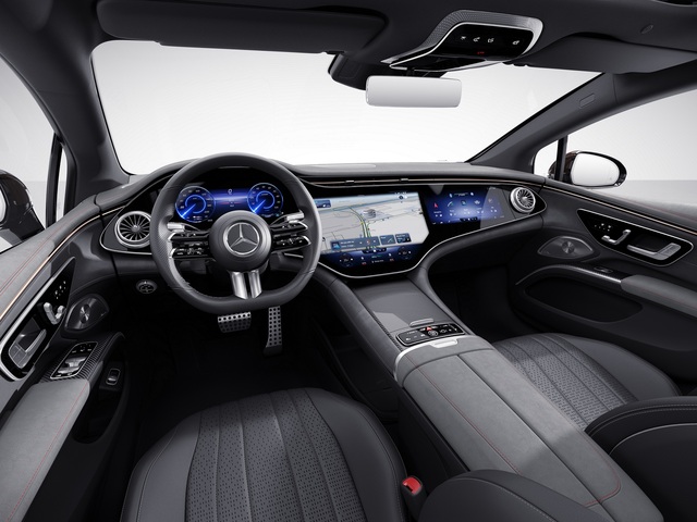 ▲ 벤츠 EQS의 내부 모습. ⓒ벤츠코리아