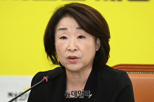 ▲ 심상정 정의당 대선후보. ⓒ뉴데일리