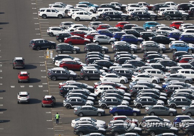 10월 자동차생산은 전년동월대비 -21.6% 감소한 26만3723대로 나타났다. ⓒ연합뉴스 제공