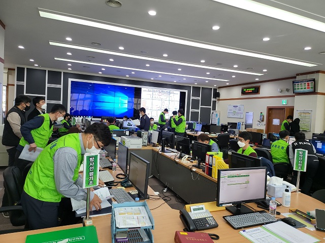 ▲ 월성원자력본부는 지난 17일 신월성 1호기를 대상으로 방사선비상 상황에 대응하는 방사능방재 전체훈련을 실시했다.ⓒ월성본부