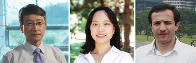 ▲ 왼쪽부터 DGIST 뇌·인지과학전공 문제일 교수, 손고운 박사, 네덜란드 마스트리히트대학 자안샤히 교수.ⓒDGIST