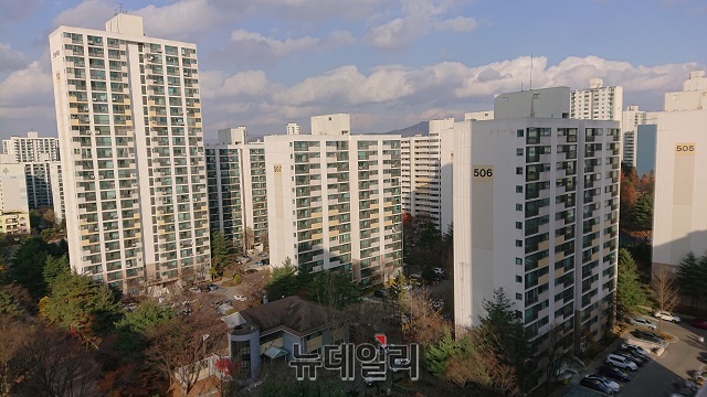 ▲ 성남시 분당구 정자2동 한솔마을 주공5단지. ⓒ이상무 기자