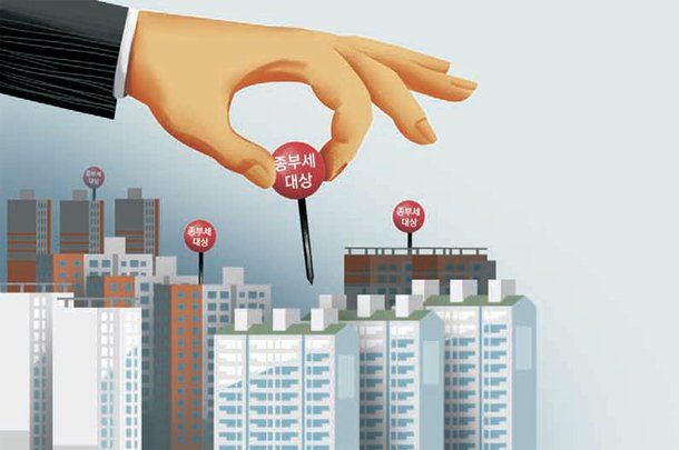 ▲ 과도한 종부세 인상을 두고 부동산 커뮤니티에서는 조세정책에 대한 비판글이 다수를 이루고 있다. ⓒ연합뉴스 제공