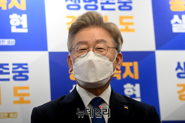 ▲ 이재명 더불어민주당 대선 후보. ⓒ뉴데일리