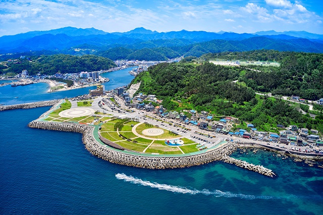 ▲ 영덕군 강구면 해파랑공원 전경.ⓒ영덕군