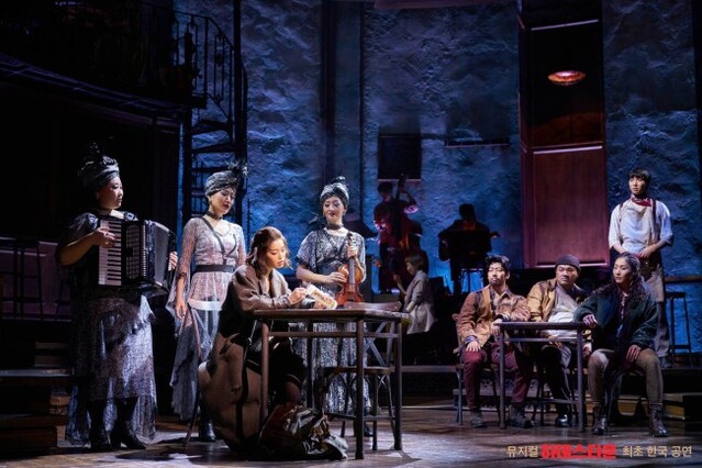 ▲ 뮤지컬 '하데스타운' 최초 한국 공연 장면.ⓒ에스앤코