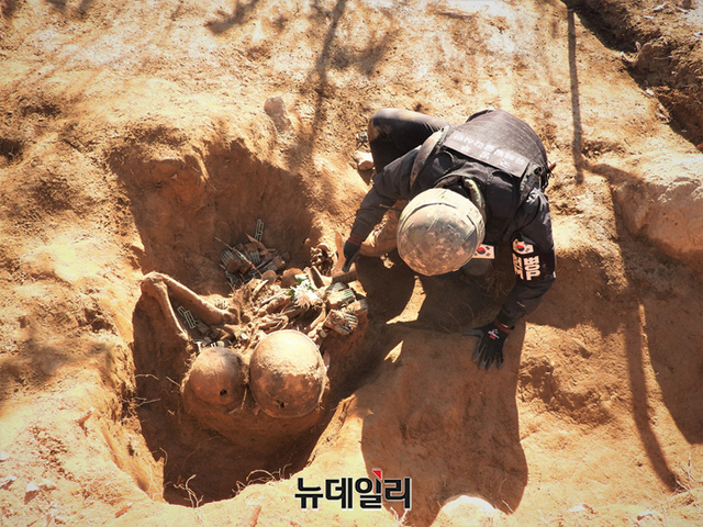 ▲ 국군 추정유해 정밀발굴