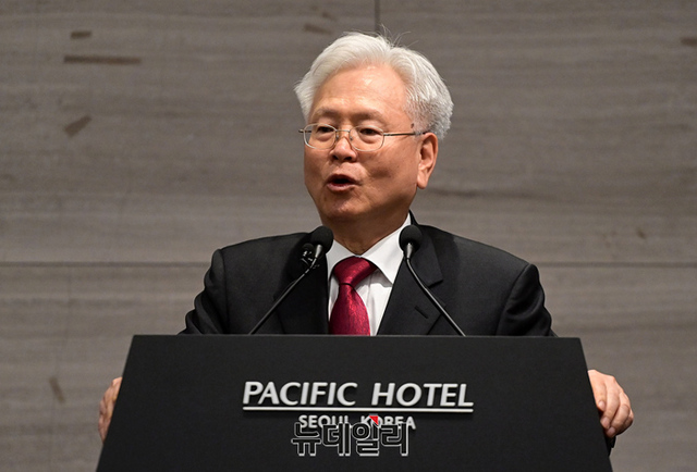 ▲ 고영주 자유민주당 대표ⓒ뉴데일리