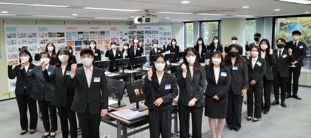 ▲ 영진전문대 콘텐츠디자인과가 최근 서울에서 졸업반 학생들을 위한 취업쇼케이스를 개최헸다.ⓒ영진전문대