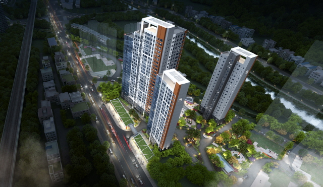 ▲ 의정부 가능동 가로주택정비사업 투시도. ⓒ 중흥건설