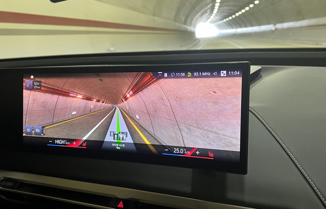 ▲ 동승석에서도 차량의 가속성능을 체험할 수 있었다. ⓒ김재홍 기자