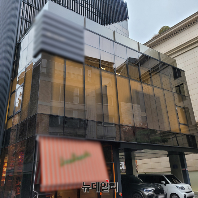 ▲ 아이오플렉스와 엔에스제이홀딩스가 입주한 서울 강남구 청담동의 건물. ⓒ박찬제 기자