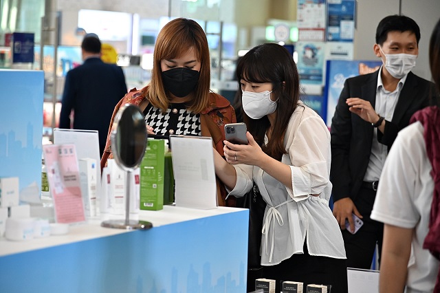 ▲ 지난달 태국에서 진행된 ‘대한민국 브랜드 엑스포 in 태국’ 행사장ⓒ롯데홈쇼핑
