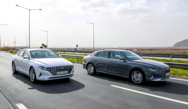 ▲ 그랜저가 반도체 수급난 여파로 올해는 10만대 돌파가 어려울 것으로 전망된다. ⓒ현대차