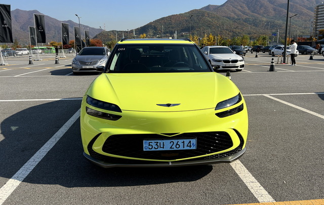 ▲ 최근 출시돼 높은 인기를 얻고 있는 제네시스 GV60. ⓒ김재홍 기자