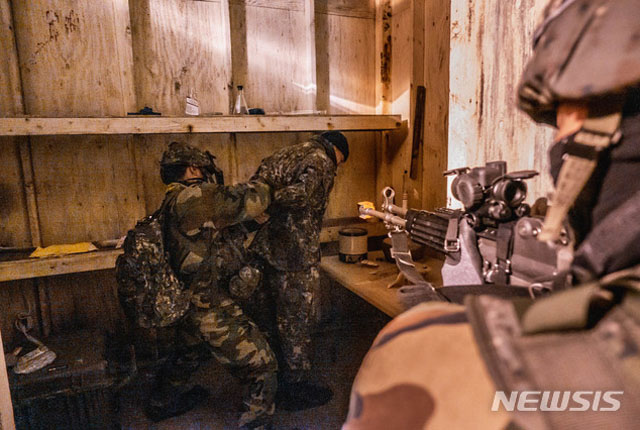 ▲ 2019년 12월 의정부에서 실시한 북한 대량살상무기 확보훈련. 한미연합작계 5015의 일부다. ⓒ뉴시스. 무단전재 및 재배포 금지.